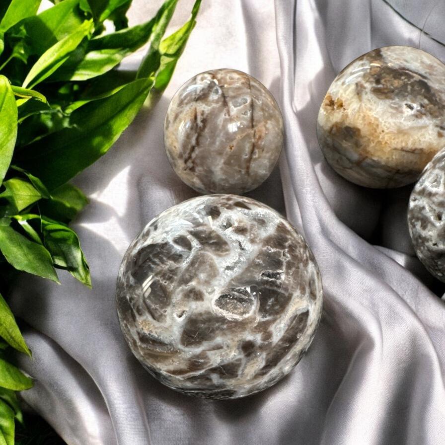 Sphalerite Druzy Spheres - Luna by Louise, Crystal Shop UK | Energizing and Protective