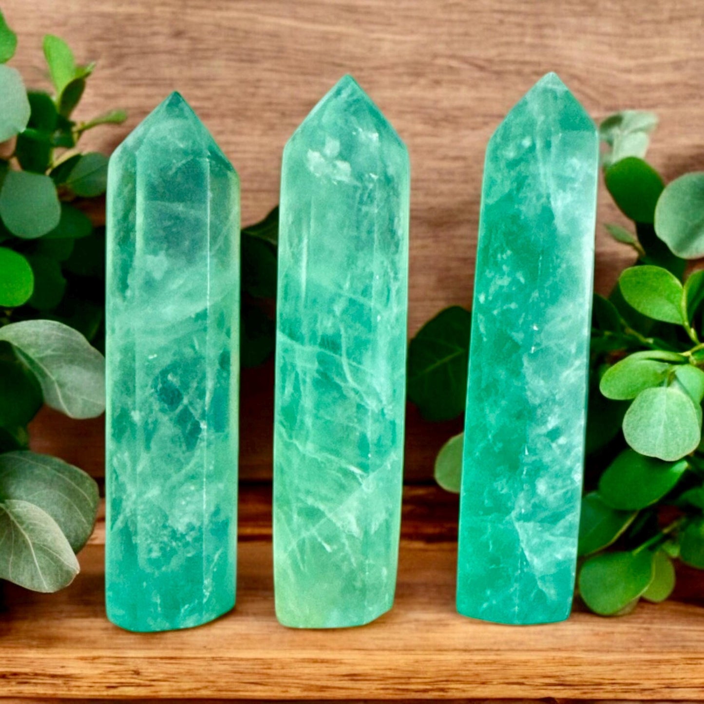 Mint Green Fluorite Tower: Healing Crystal for Clarity
