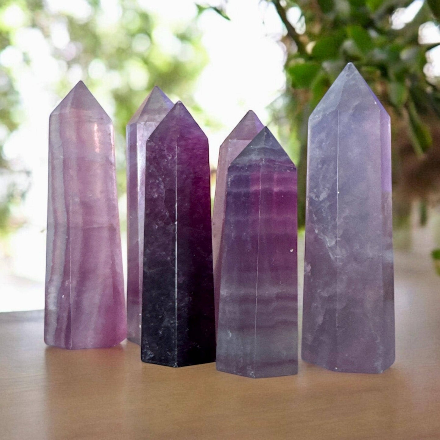 Magenta Fluorite Tower: Vibrant Crystal for Mental Clarity