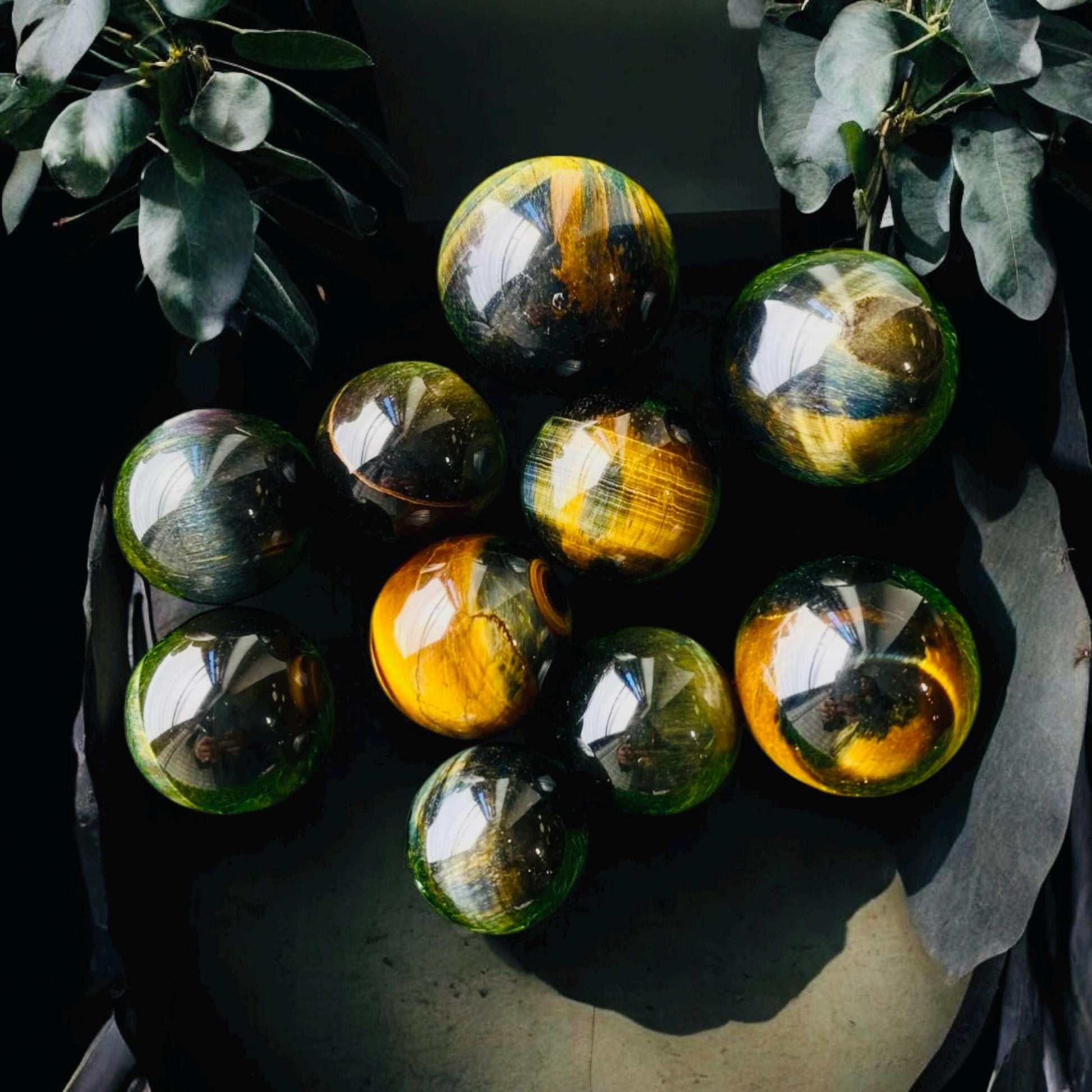 Blue Tiger's Eye ( Mini ) Sphere - Strength & Protection | Luna by Louise Crystal Shop UK