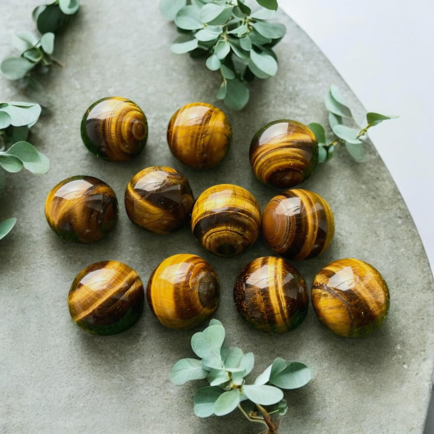 Tiger's Eye ( Mini ) Sphere - Strength & Protection | Luna by Louise Crystal Shop UK