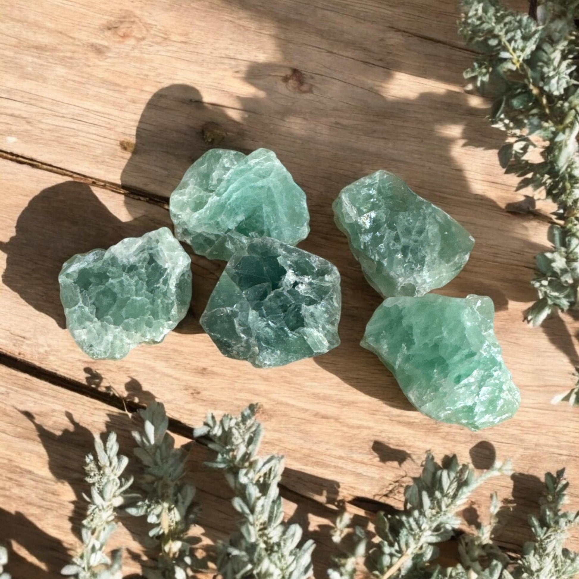 Green Top Polished Fluorite Crystal – Clarity & Balance. Luna by Louise, Crystal Shop UK