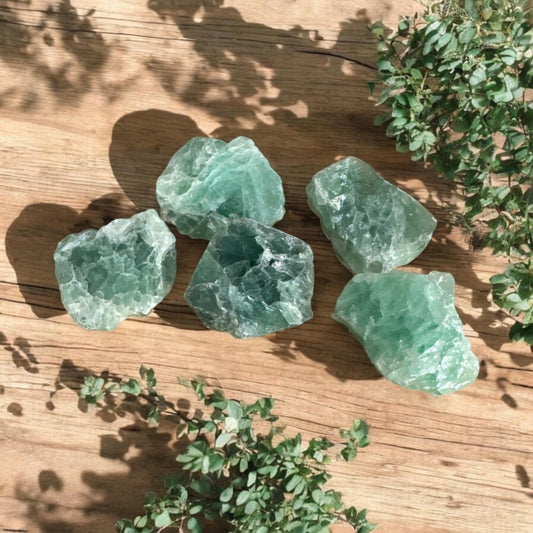 Green Top Polished Fluorite Crystal – Clarity & Balance. Luna by Louise, Crystal Shop UK