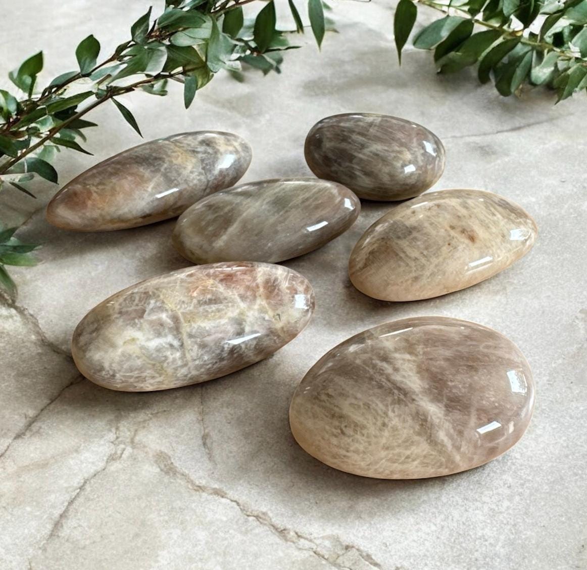 Moonstone Crystal Tumble Stone: Intuition, Balance & Feminine Energy