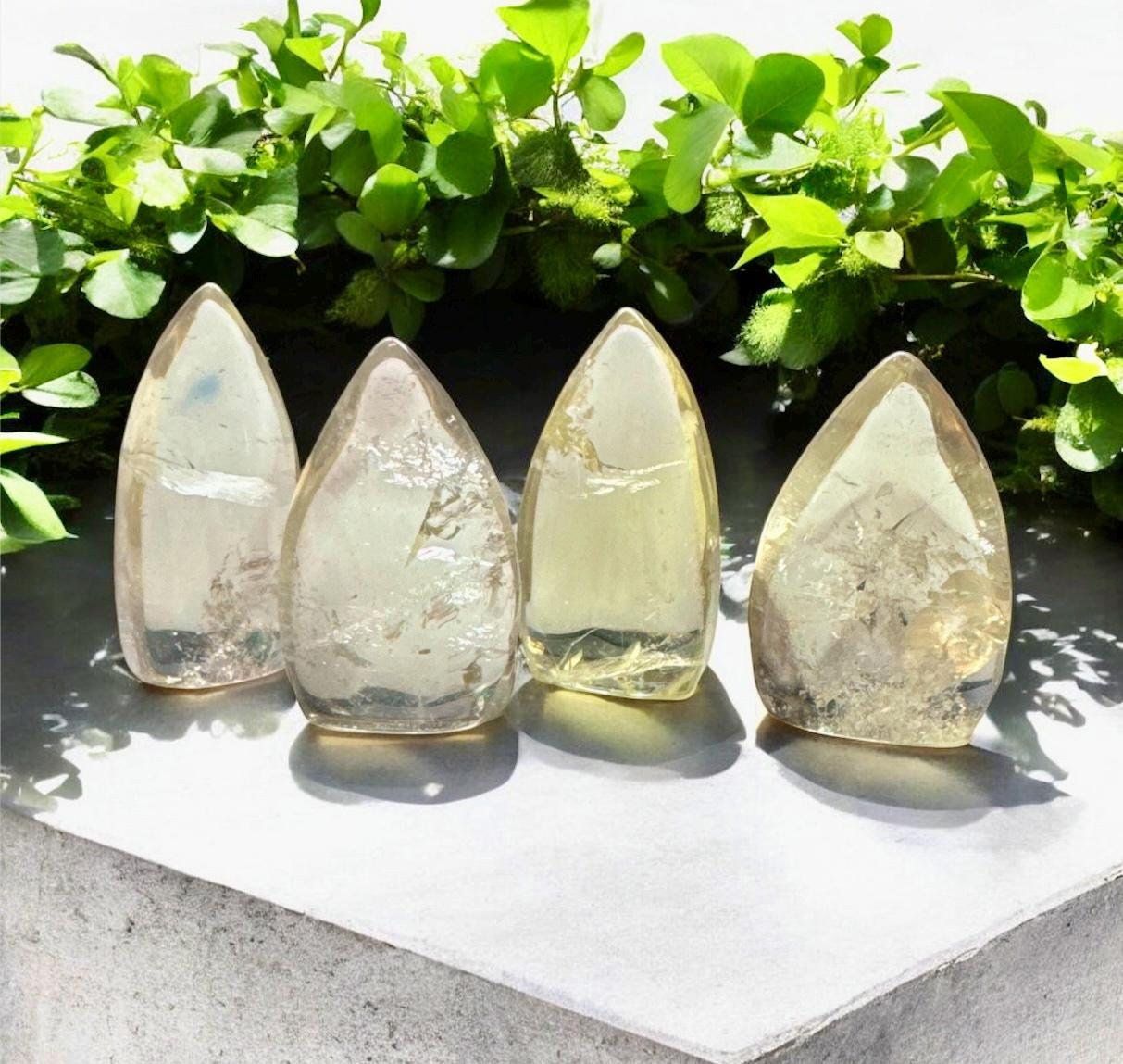 Citrine Tear Drop Crystal: Polished Stone of Abundance & Joy