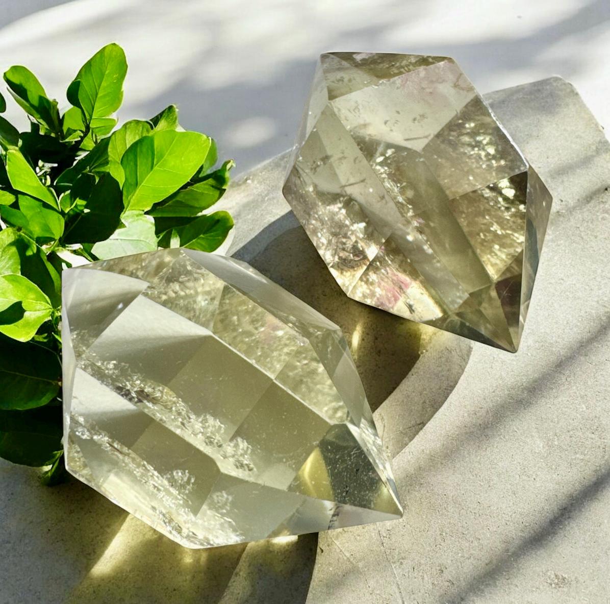 Citrine Crystal Double Terminated Point: Abundance & Manifestation Stone