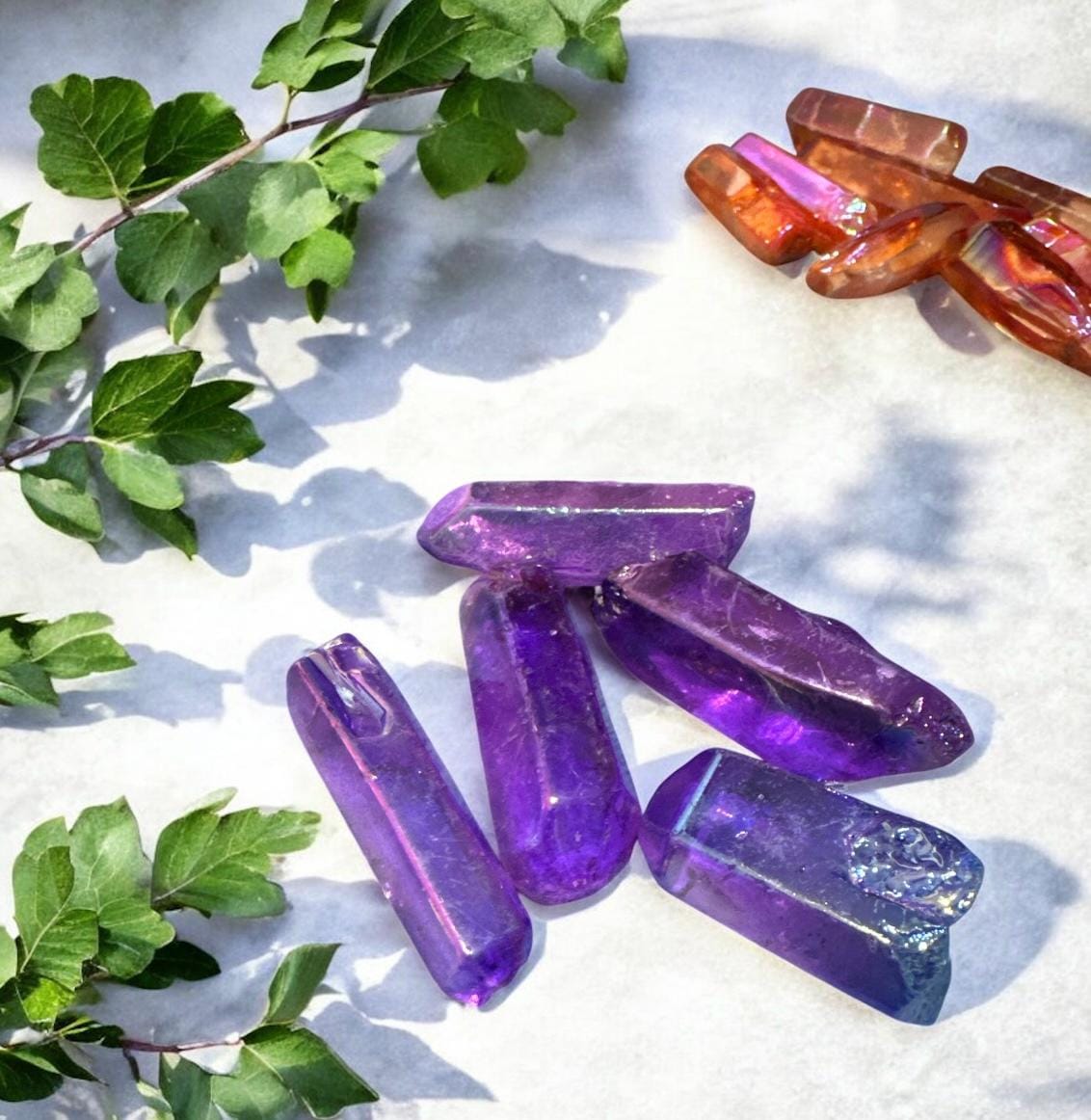 Purple Aura Quartz Point – 2–3” | Mystical & Transformative | Luna by Louise, Crystal Shop UK