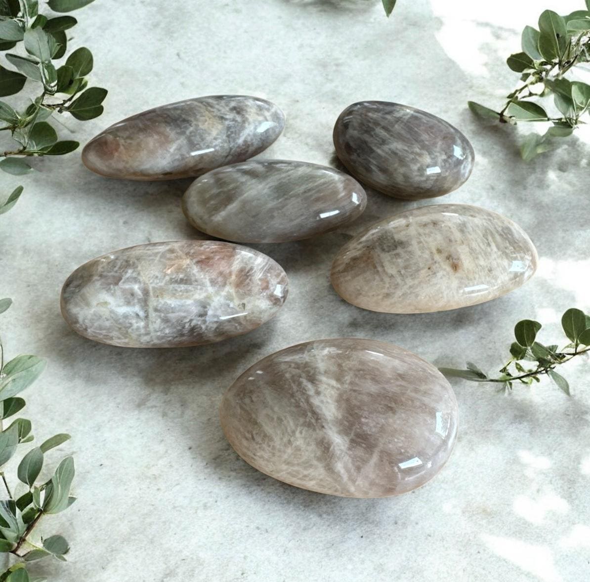 Moonstone Crystal Tumble Stone: Intuition, Balance & Feminine Energy
