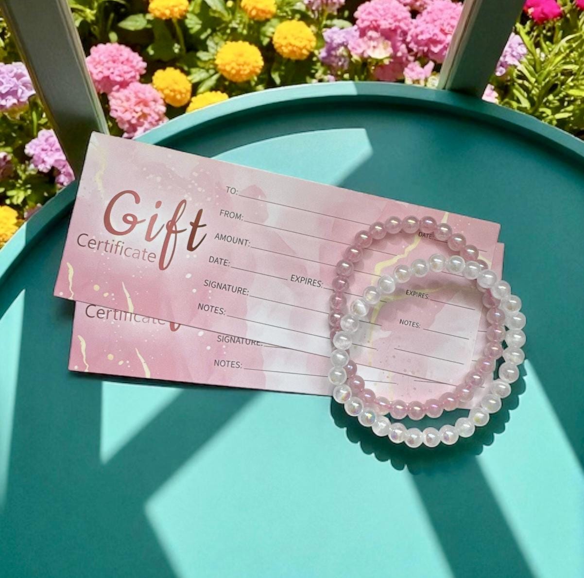 Crystal Gift Certificate: Luna by Louise - Emailed or Posted Voucher