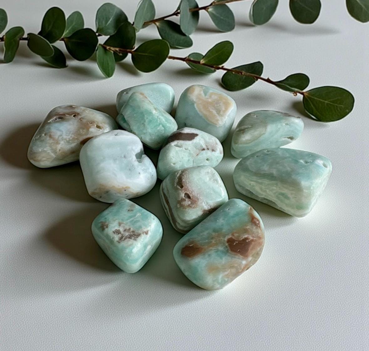 Aragonite Crystal Tumble Stone: Grounding Pocket Stone