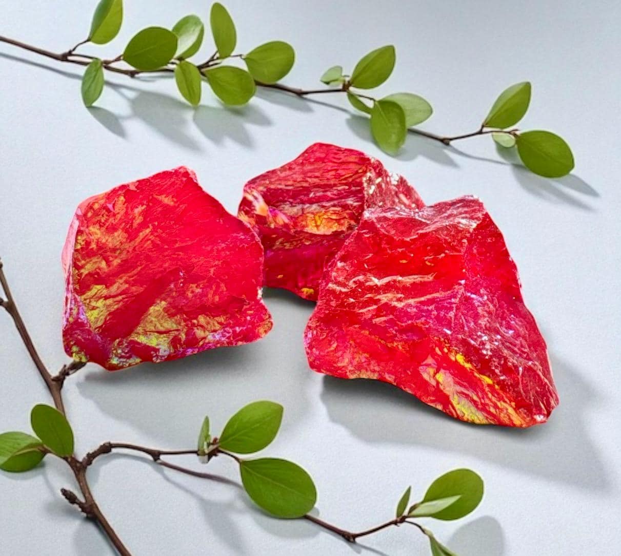 Red Aura Quartz Crystal: Vibrant Healing Stone