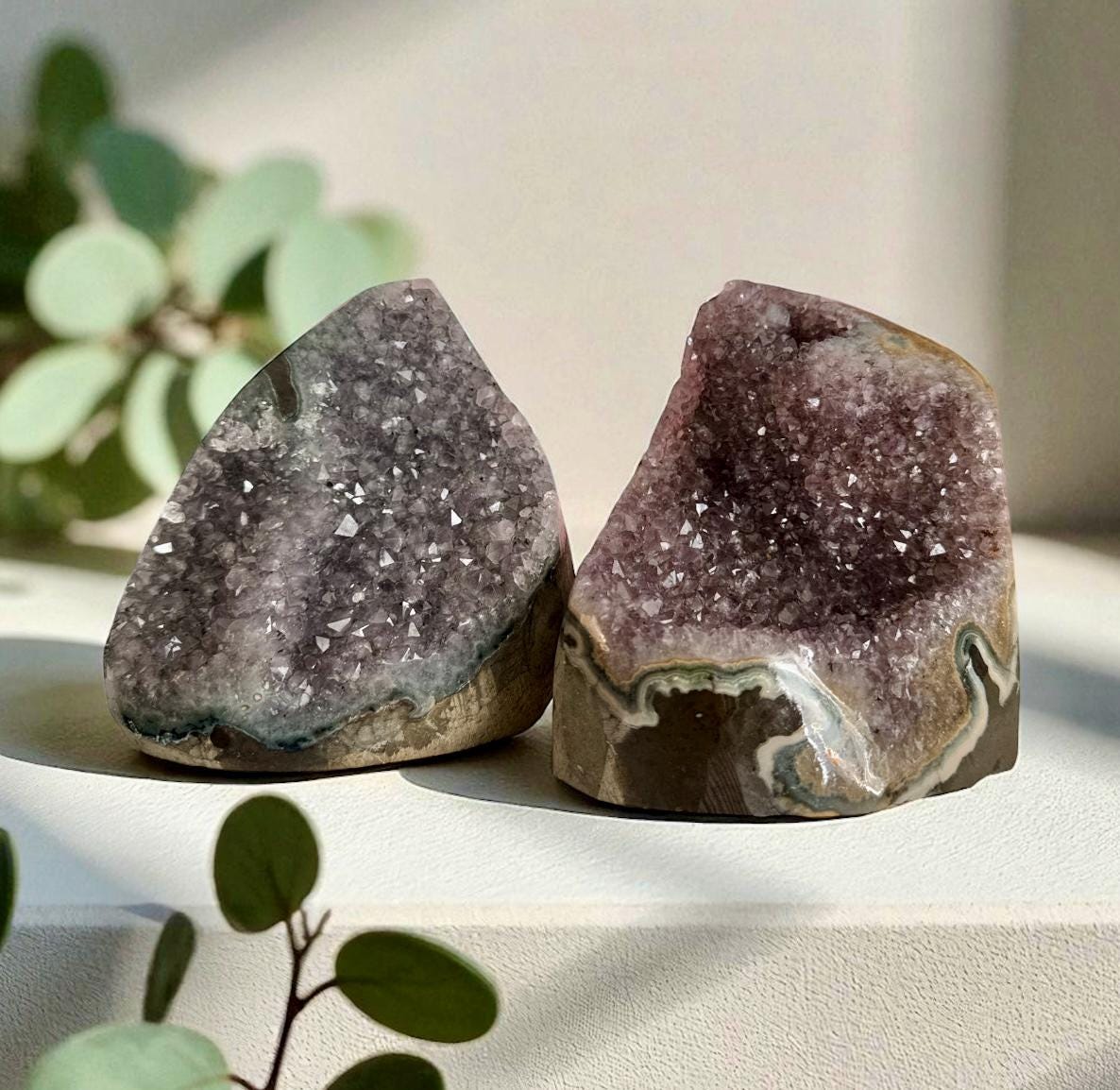 Amethyst Crystal Cluster: Natural Healing Stone for Calm & Protection