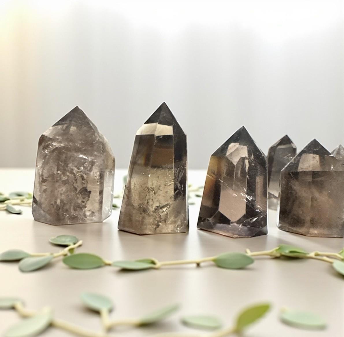 Smokey Quartz Small Chunky Tower - Protection • Grounding • Clarity • Calm