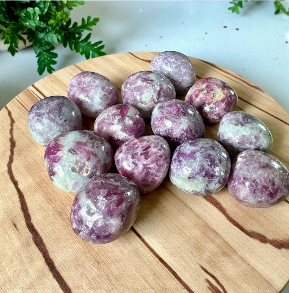 Lepidolite Mica Tumble Stone – Calming, Balancing & Emotional Healing | Luna by Louise, Crystal Shop UK