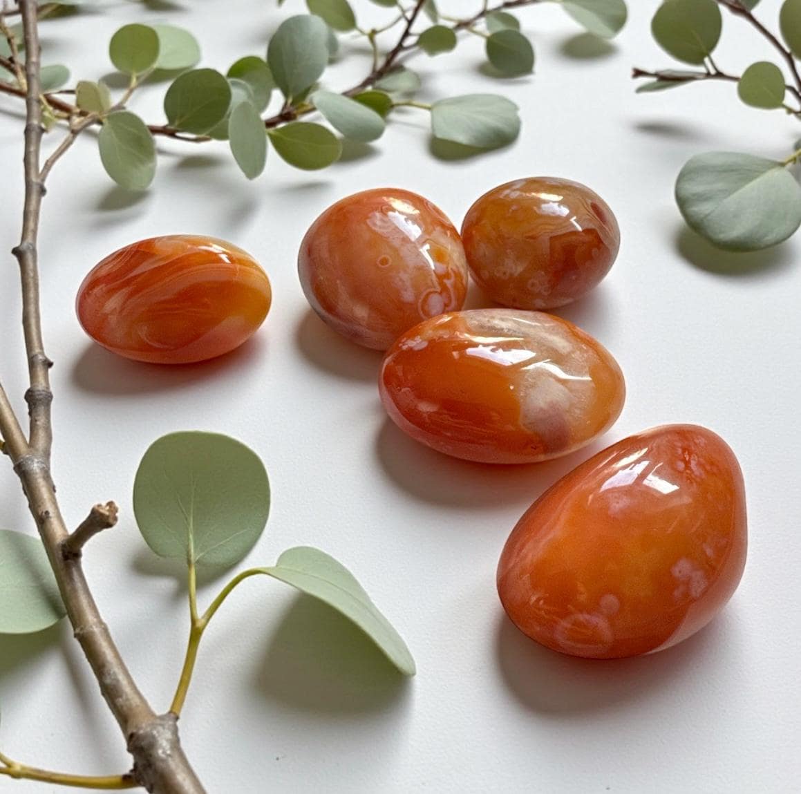 Sardonyx Tumble Stone – Strength, Protection & Stability | Luna by Louise, Crystal Shop UK