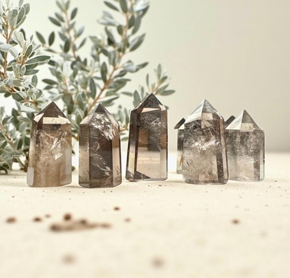 Smokey Quartz Small Chunky Tower - Protection • Grounding • Clarity • Calm