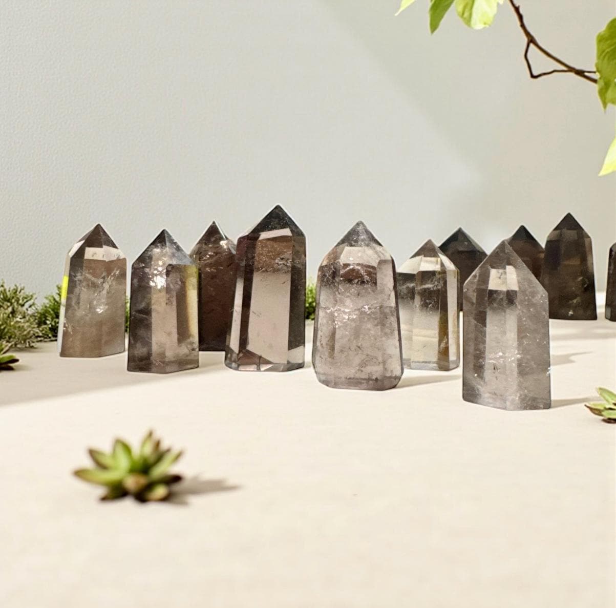 Smokey Quartz Small Chunky Tower - Protection • Grounding • Clarity • Calm