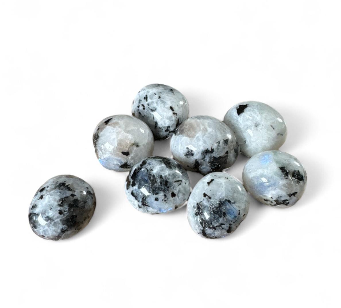 Rainbow Moonstone Tumble Stone – Divine Feminine Energy & Intuition | Luna by Louise, Crystal Shop UK