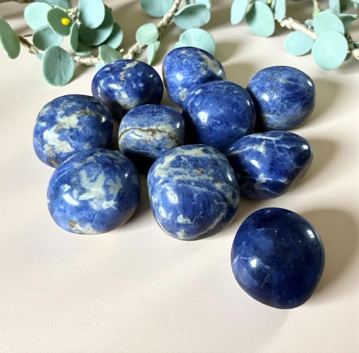 Sodalite Tumble Stone – Clarity, Communication & Calm | Luna by Louise, Crystal Shop UK