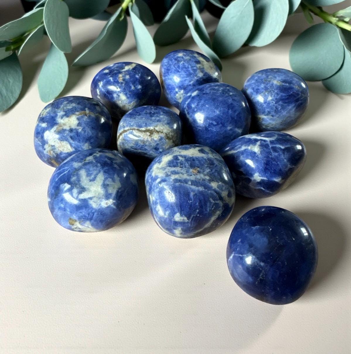 Sodalite Tumble Stone – Clarity, Communication & Calm | Luna by Louise, Crystal Shop UK