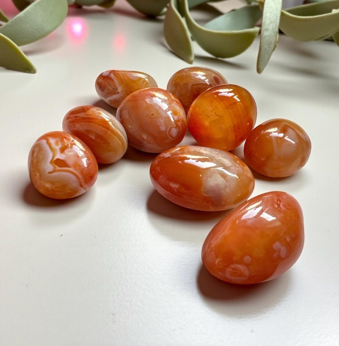 Sardonyx Tumble Stone – Strength, Protection & Stability | Luna by Louise, Crystal Shop UK