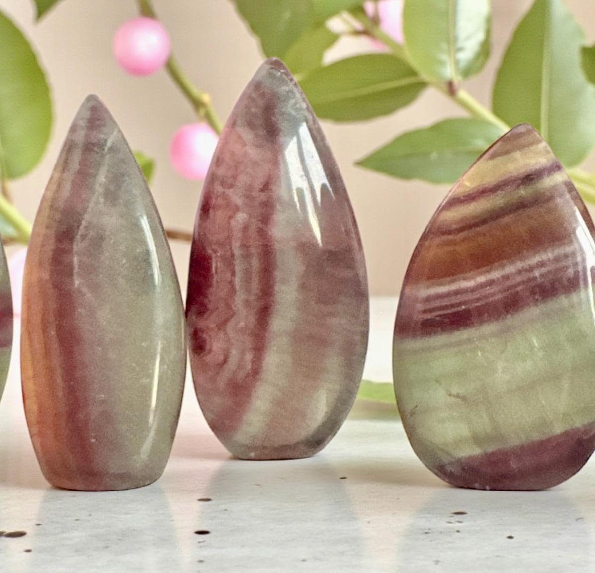 Candy Fluorite Mini Flame: Colorful Crystal for Balance & Positivity