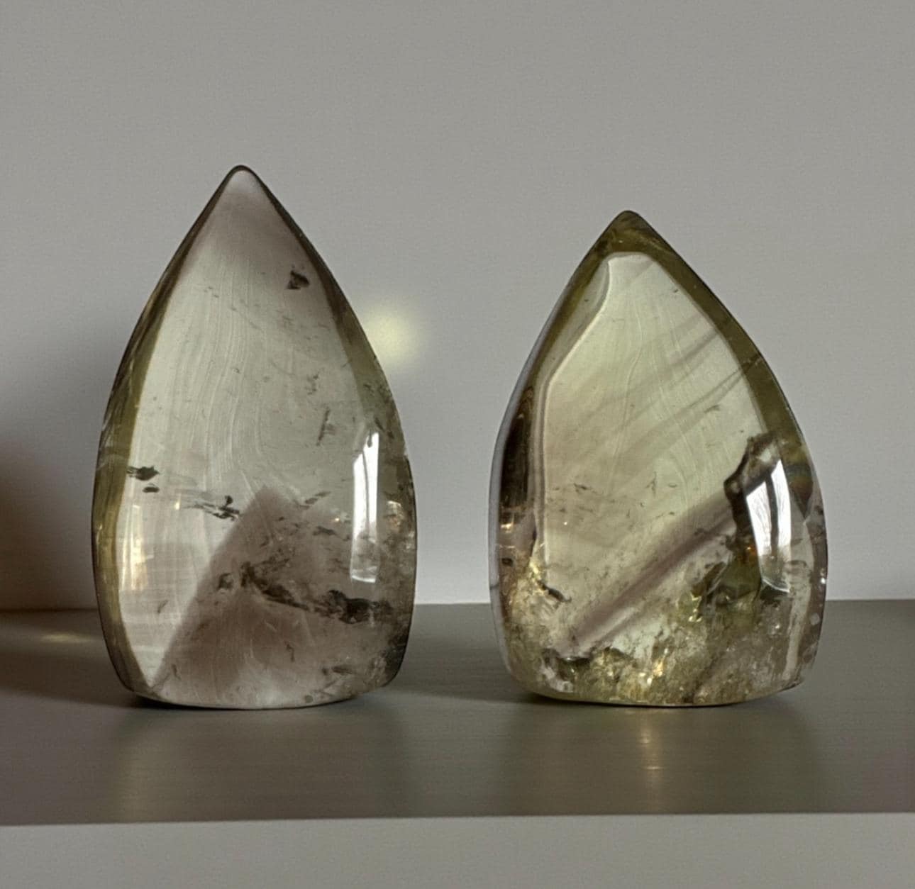 Citrine Tear Drop Crystal: Polished Stone of Abundance & Joy