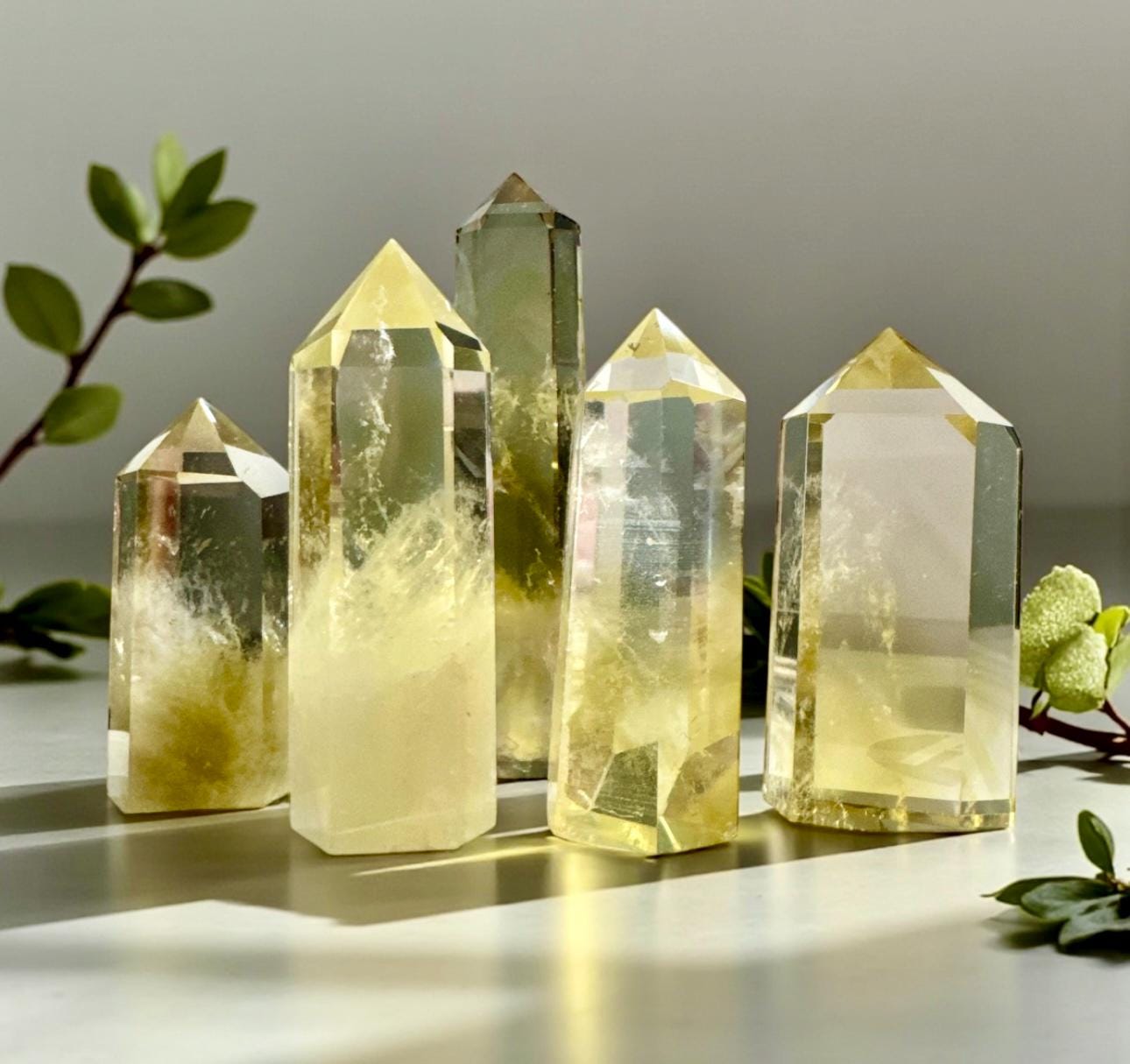 Natural Citrine Tower – Ethically Sourced Crystal, Abundance Stone