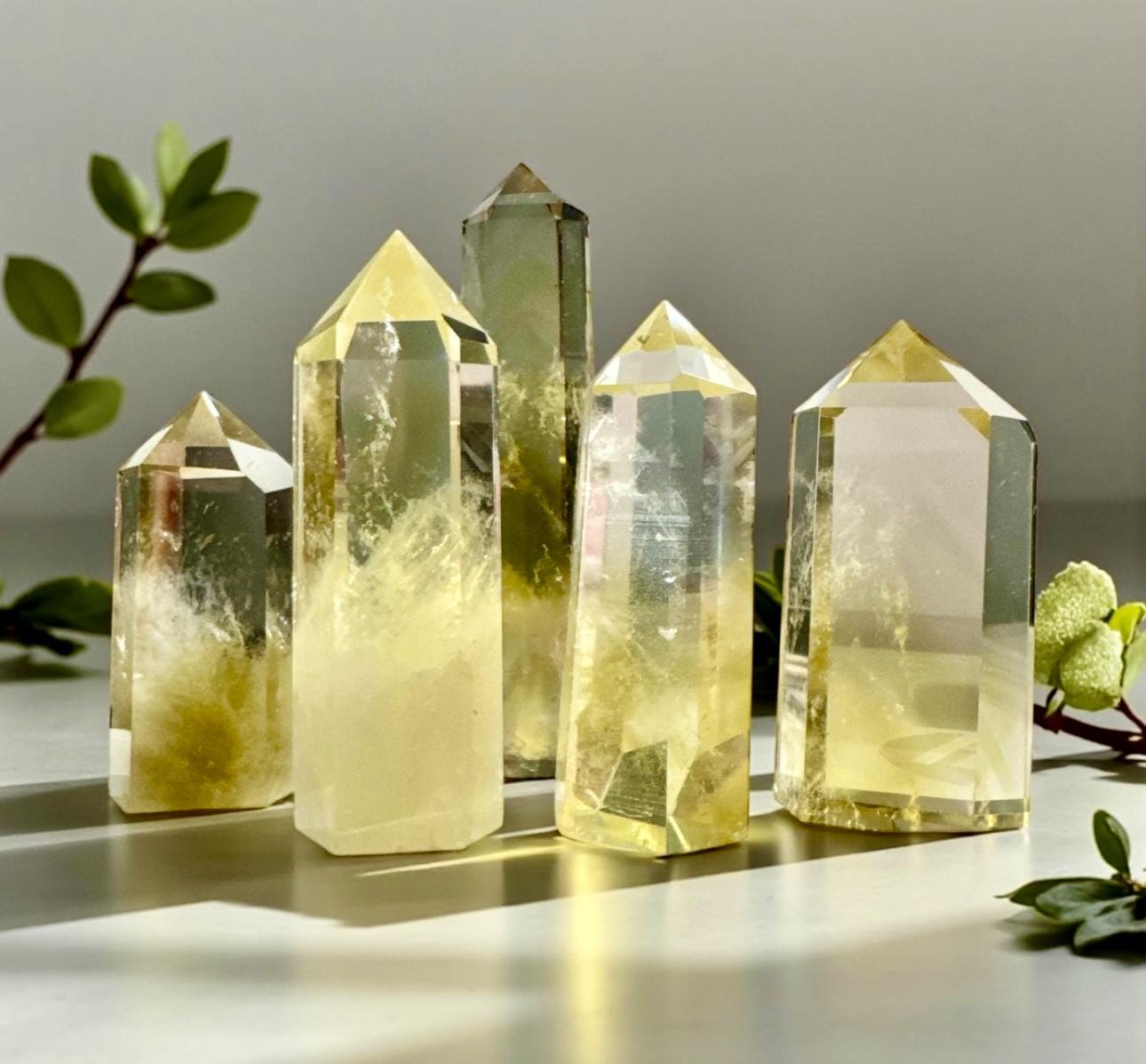 Natural Citrine Tower – Ethically Sourced Crystal, Abundance Stone