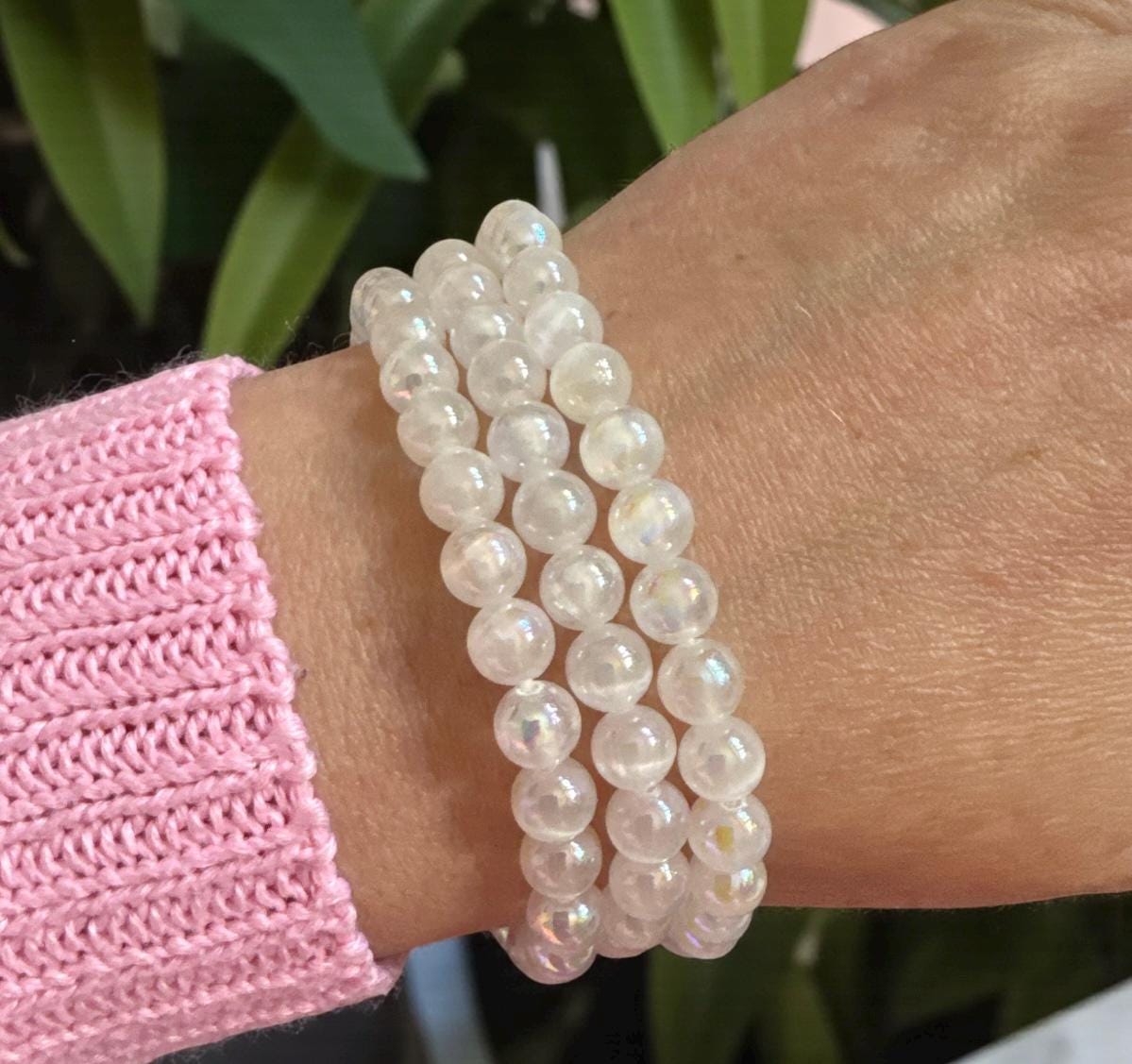 Crystal Bead Bracelet Bundle – Pick Any 3, Stacking 7.5"