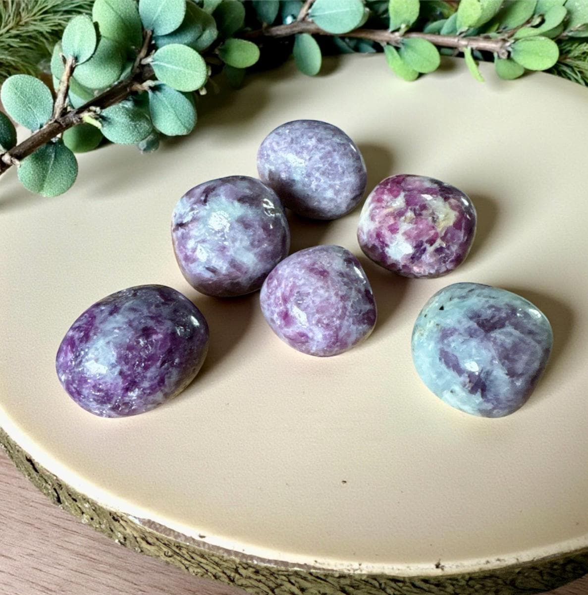 Crystal Tumble Stone Set of 5 – Personalized Healing Crystals Gift