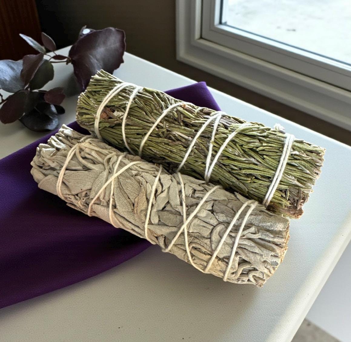 Sage and Rosemary Cleansing Bundle – Refresh Your Space. Cleansing & Purification