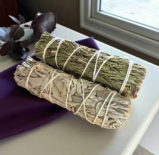 Sage and Rosemary Cleansing Bundle – Refresh Your Space. Cleansing & Purification