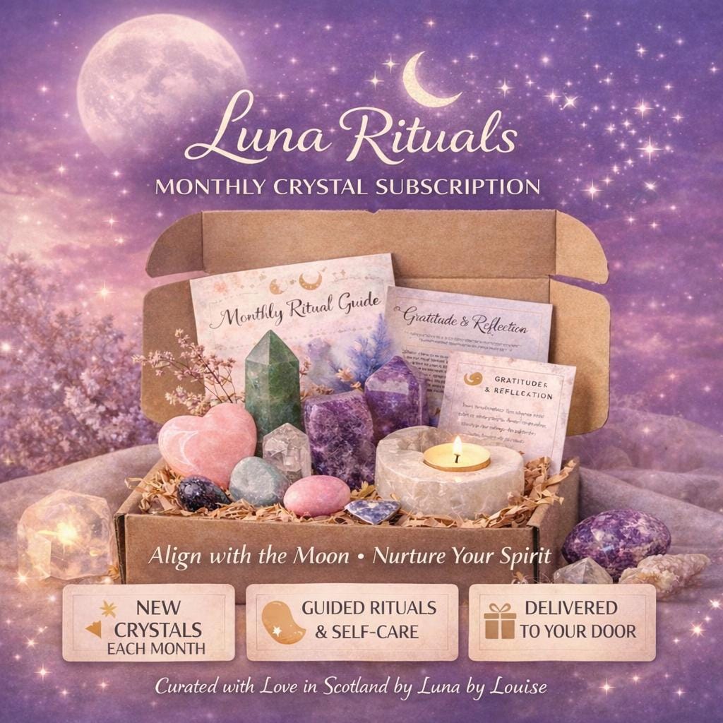 Worm Moon Crystal Ritual Box | Growth & Renewal, Spring Reset