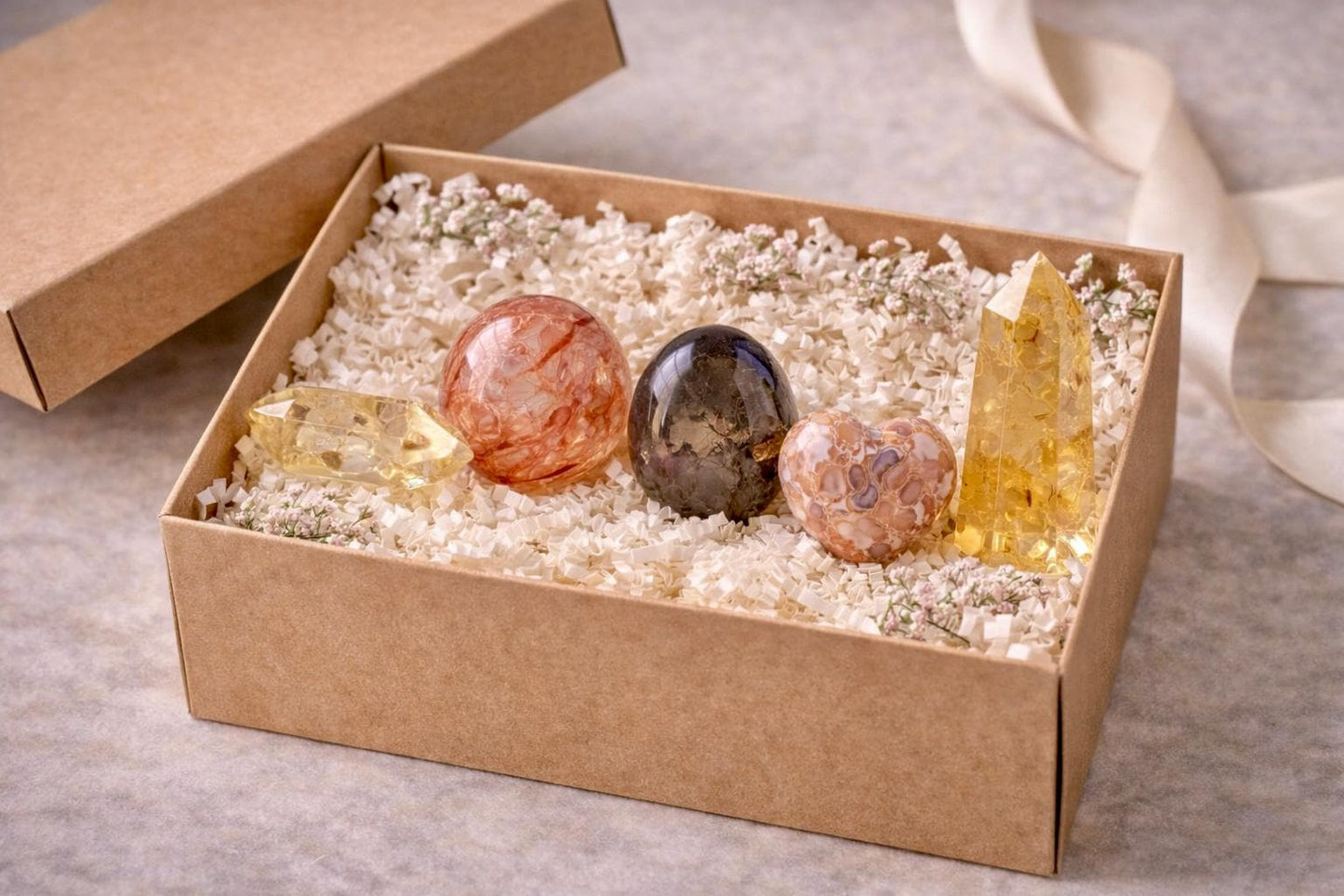 After the Storm Crystal Set. Renewal • Strength • Moving Forward - Crystal Story Bundle 4