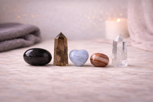 The Night Before Crystal Set. Protection • Boundaries • Letting Go - Crystal Story Bundle 5