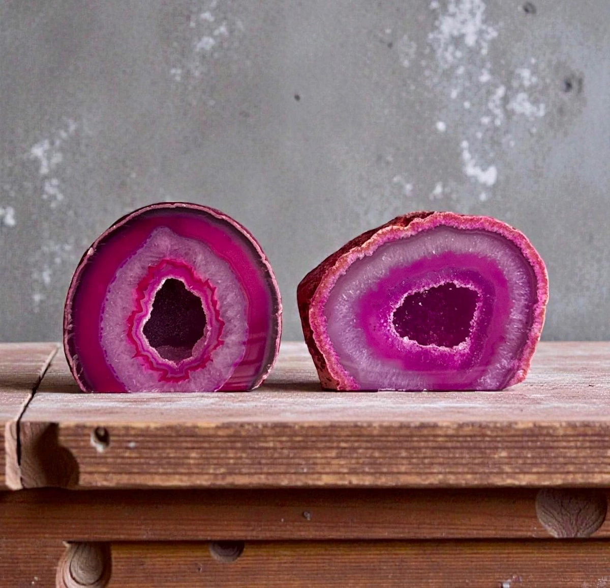 Pink Agate Standing Crystal: Love & Harmony Stone