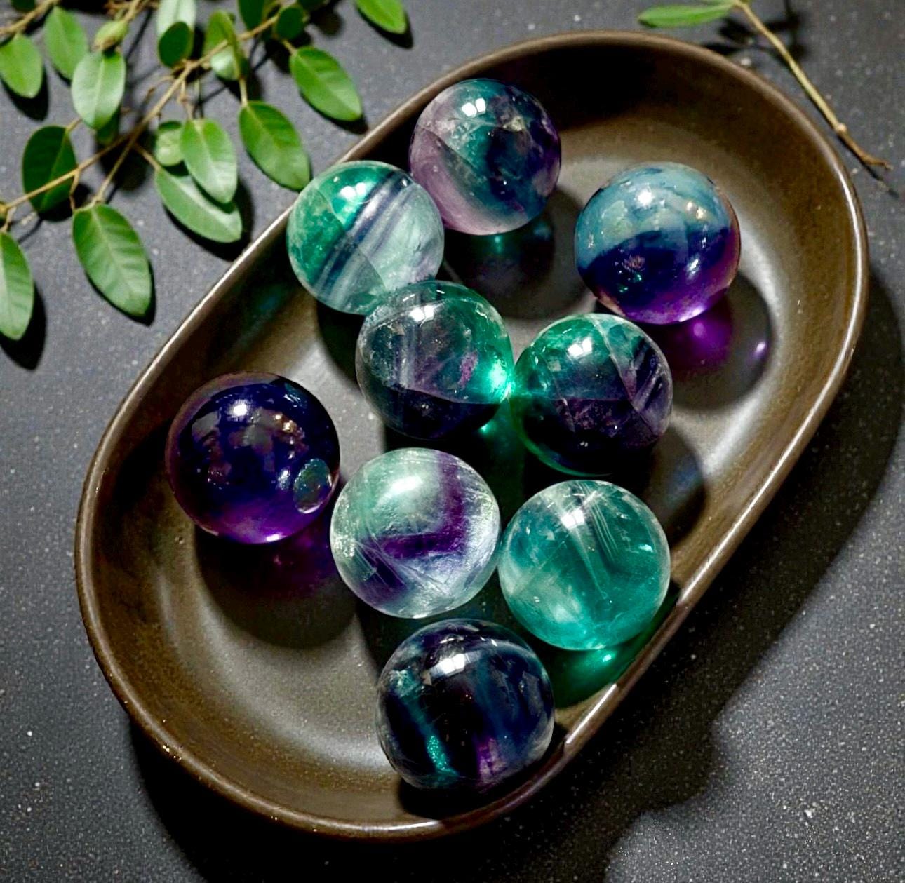 Rainbow Fluorite 35mm Sphere – Clarity, Balance & Calm