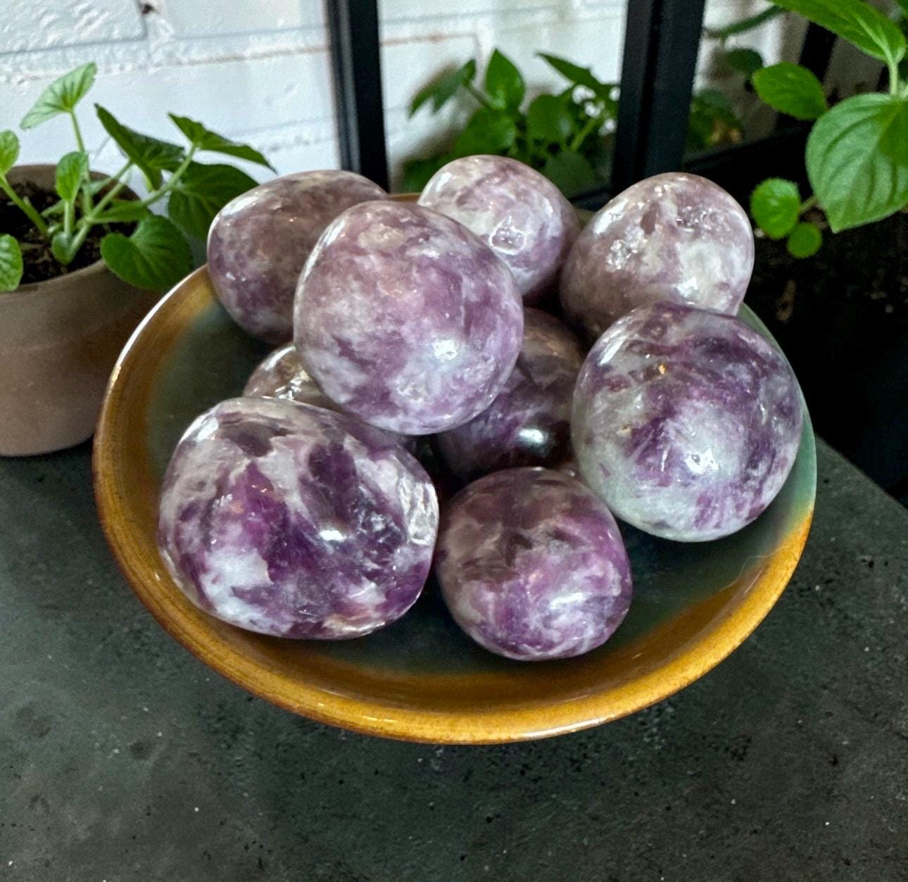 Lepidolite Mica Tumble Stone – Calming, Balancing & Emotional Healing | Luna by Louise, Crystal Shop UK
