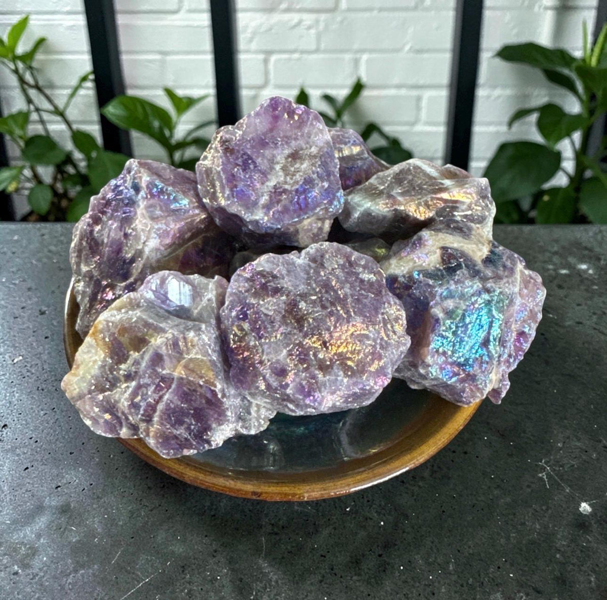 Amethyst Aura Raw Crystal Piece – Ethereal Beauty | Luna by Louise, Crystal Shop UK