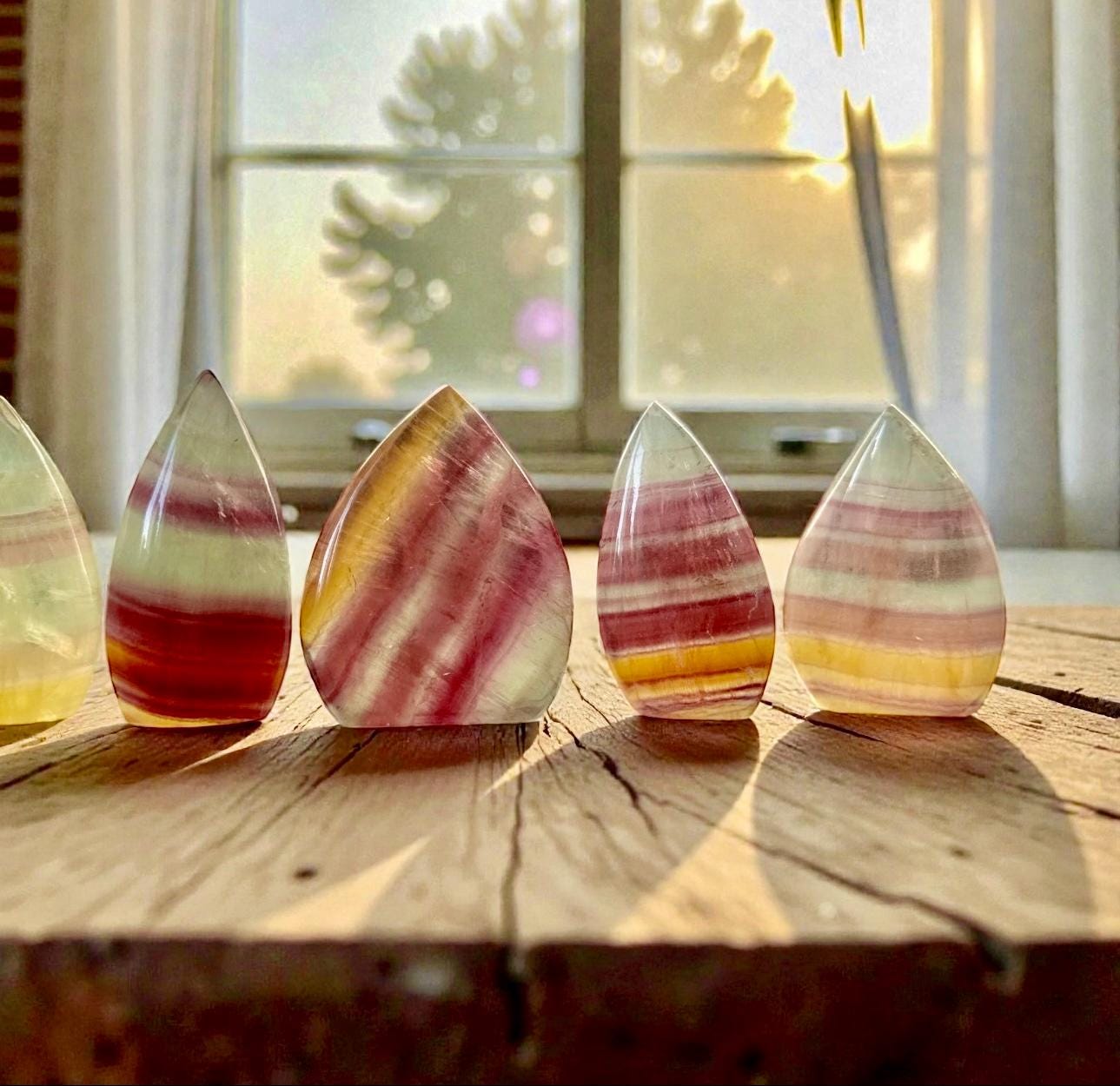 Candy Fluorite Flame: Colorful Crystal for Balance & Positivity