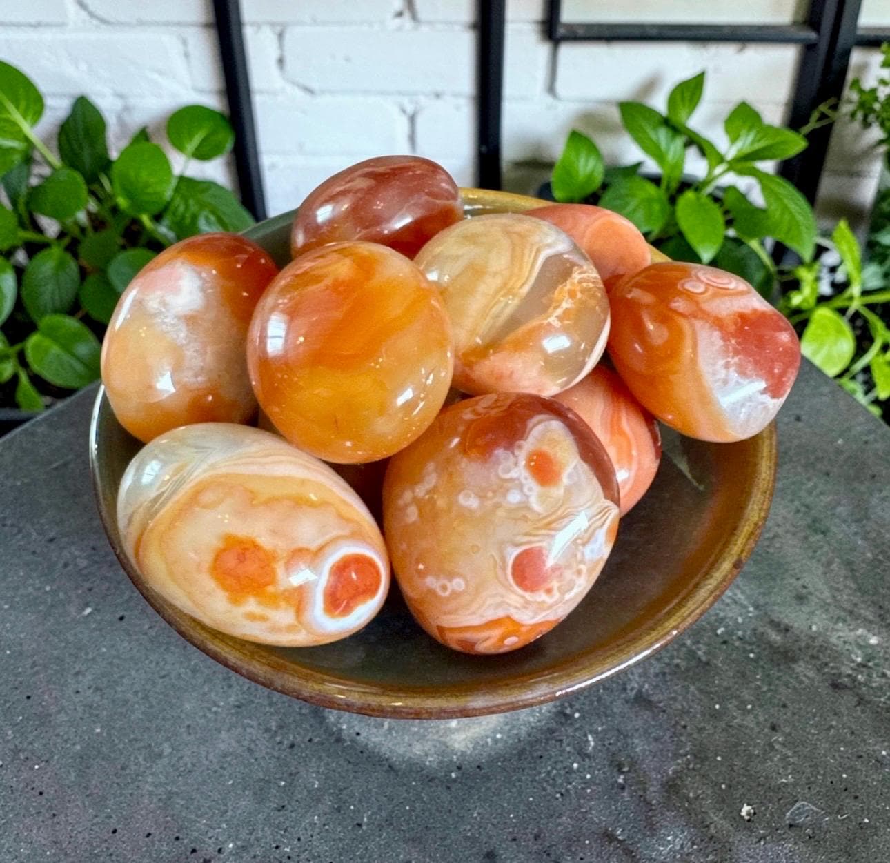 Sardonyx Tumble Stone – Strength, Protection & Stability | Luna by Louise, Crystal Shop UK