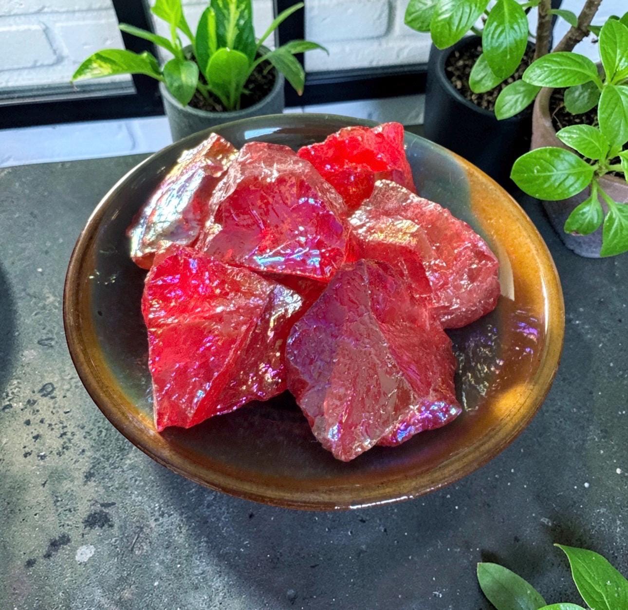Red Aura Quartz Crystal: Vibrant Healing Stone