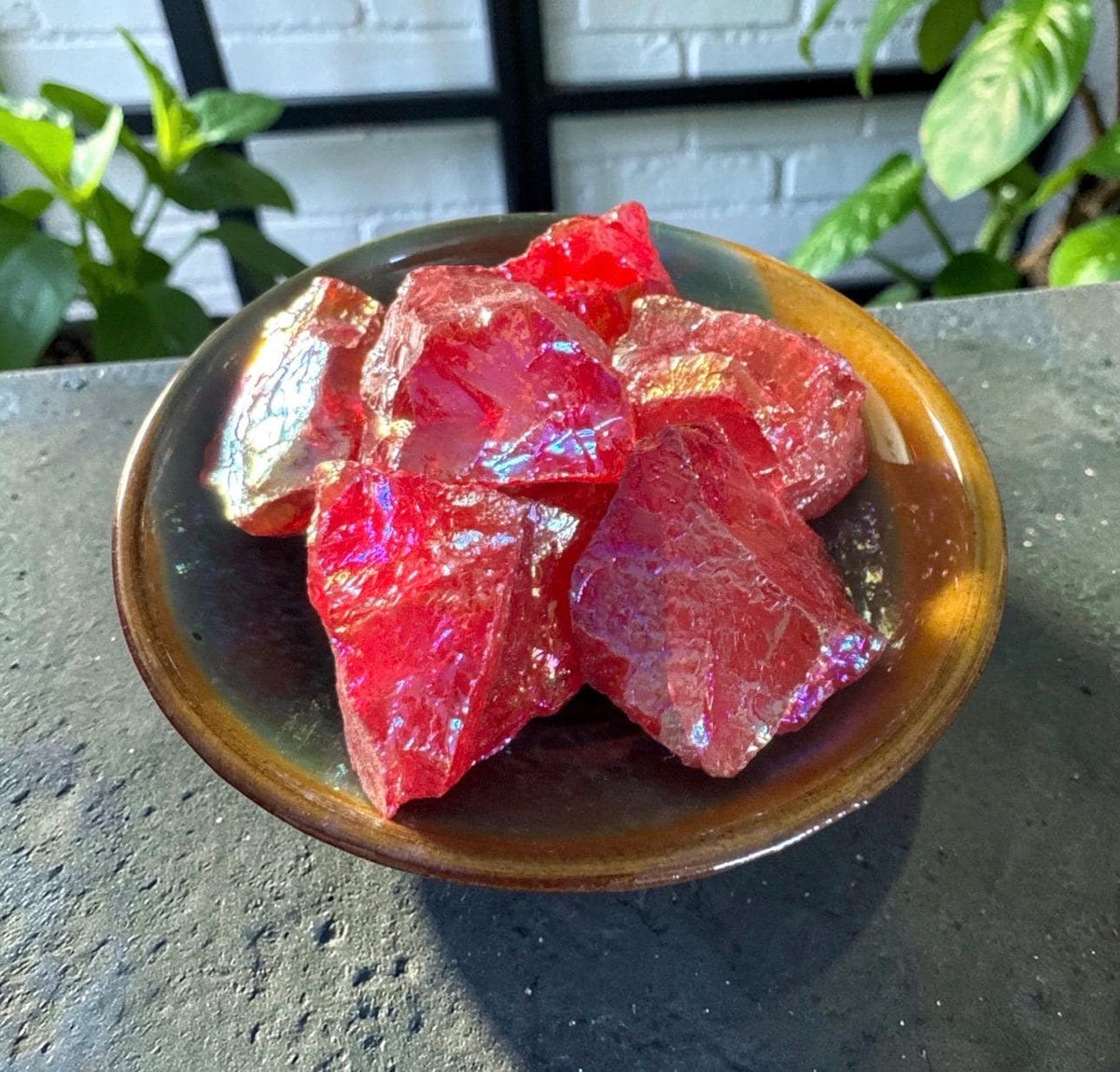 Red Aura Quartz Crystal: Vibrant Healing Stone