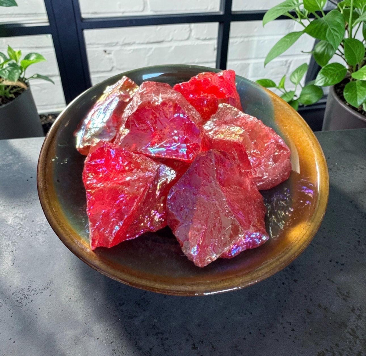 Red Aura Quartz Crystal: Vibrant Healing Stone