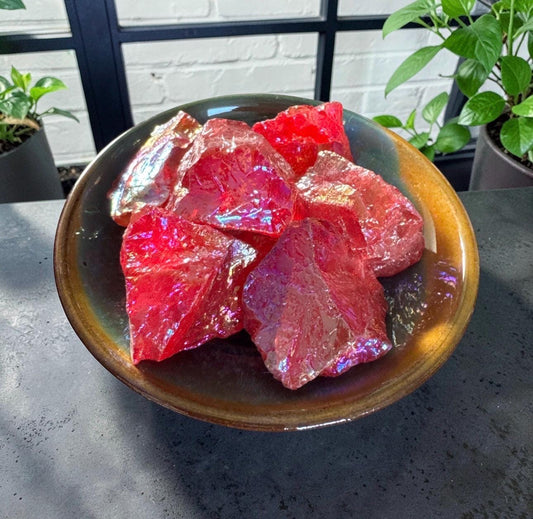 Red Aura Quartz Crystal: Vibrant Healing Stone