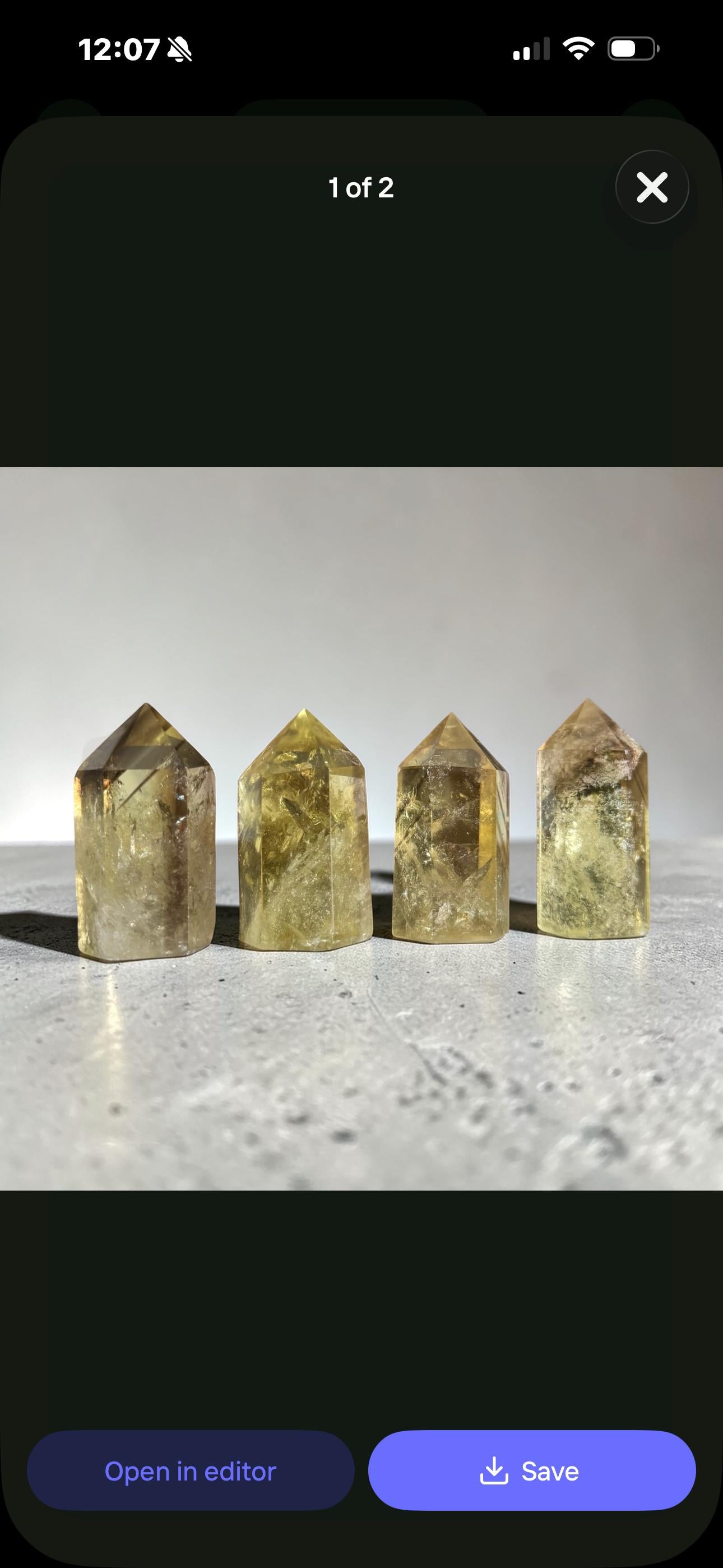 Natural Small Citrine Tower – Ethically Sourced Crystal, Abundance Stone