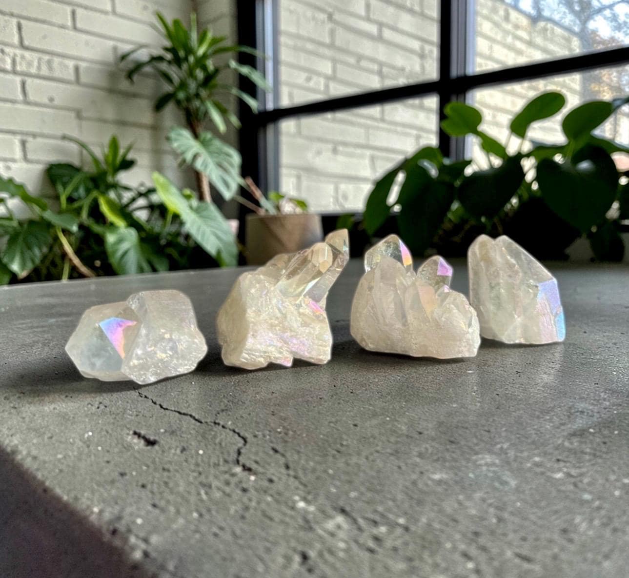 Angel Aura Quartz Points, Radiant High Vibrational Crystal – Luna by Louise, Crystal Shop UK