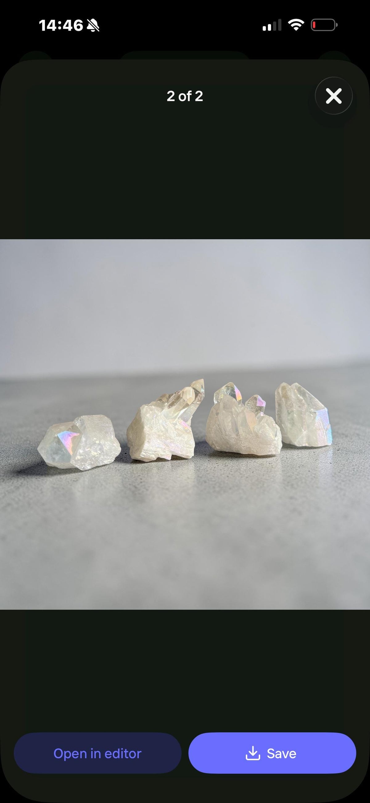 Angel Aura Quartz Points, Radiant High Vibrational Crystal – Luna by Louise, Crystal Shop UK