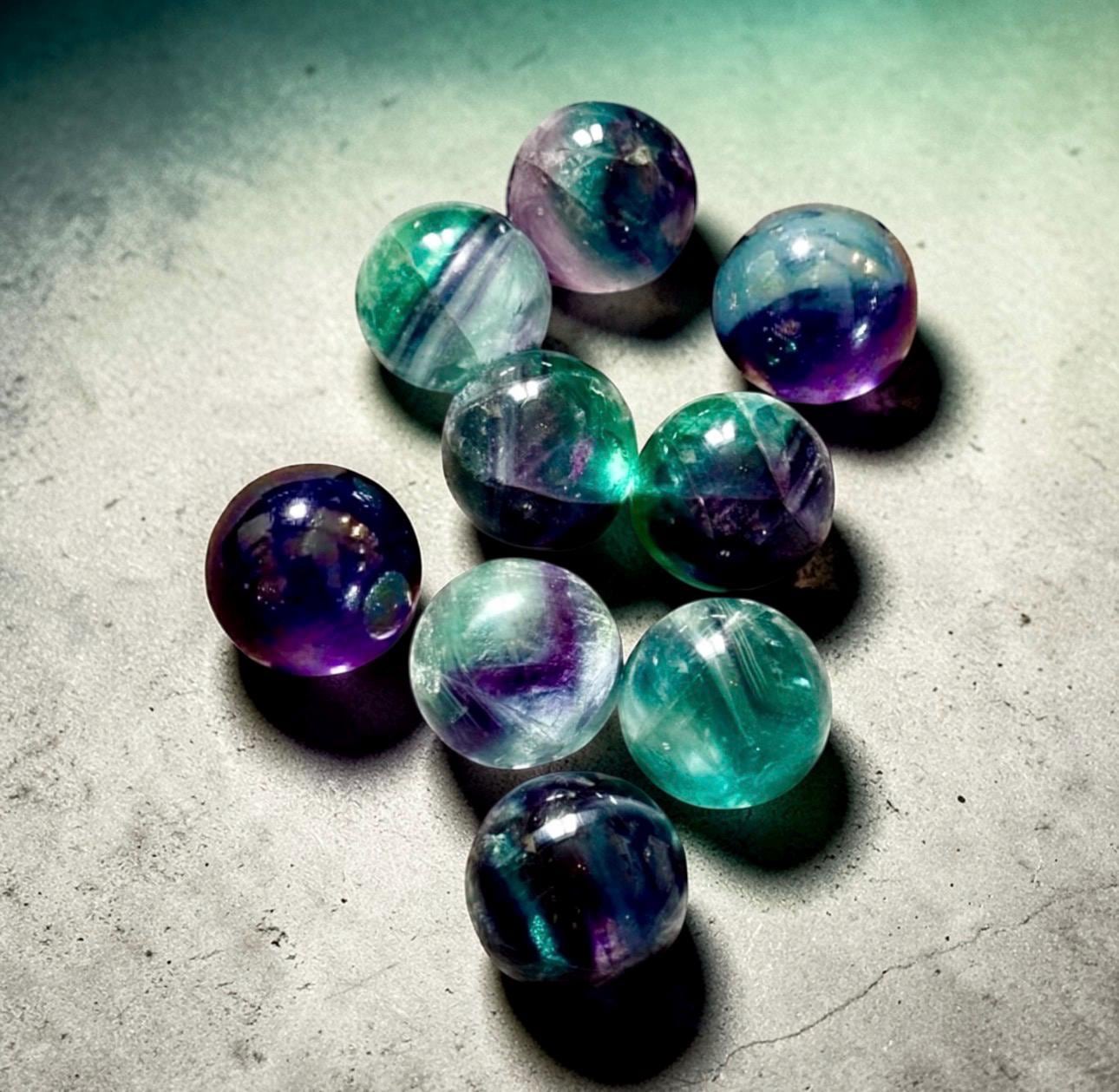 Rainbow Fluorite 35mm Sphere – Clarity, Balance & Calm